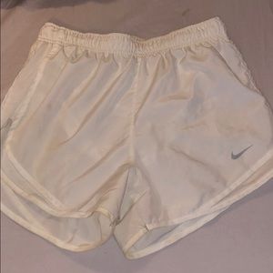 nike tempo white shorts